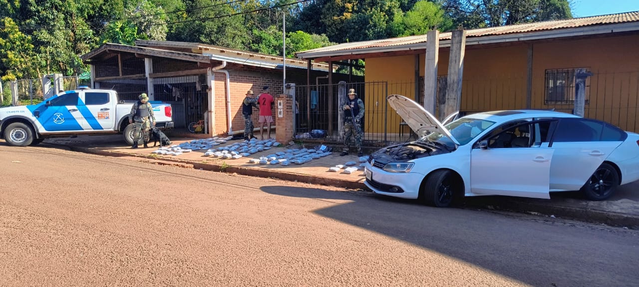 refectura secuestró 74 kilos de marihuana y detuvo a un hombre en Eldorado