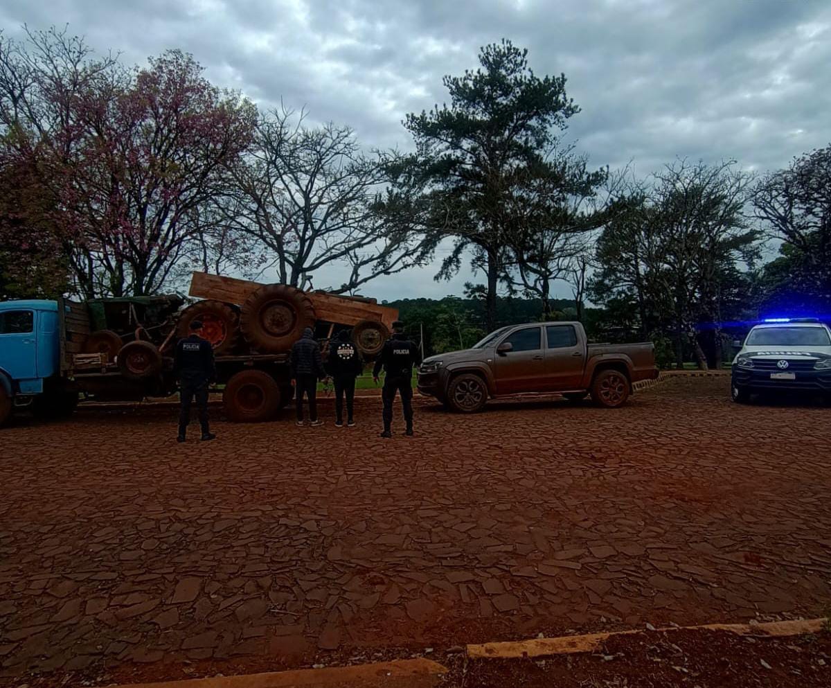 Detienen a dos hombres en Eldorado cuando intentaban robar maquinaria