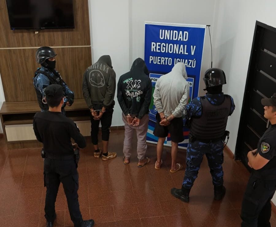 Detuvieron a la banda de los tres “barreteros”