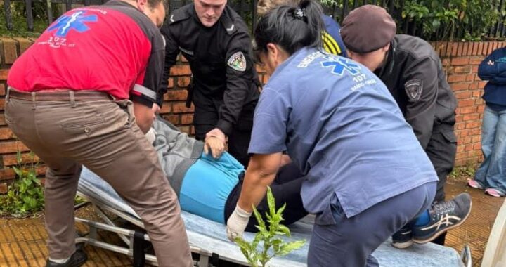 Falleció un hombre tras descompensarse y despistar con su vehículo