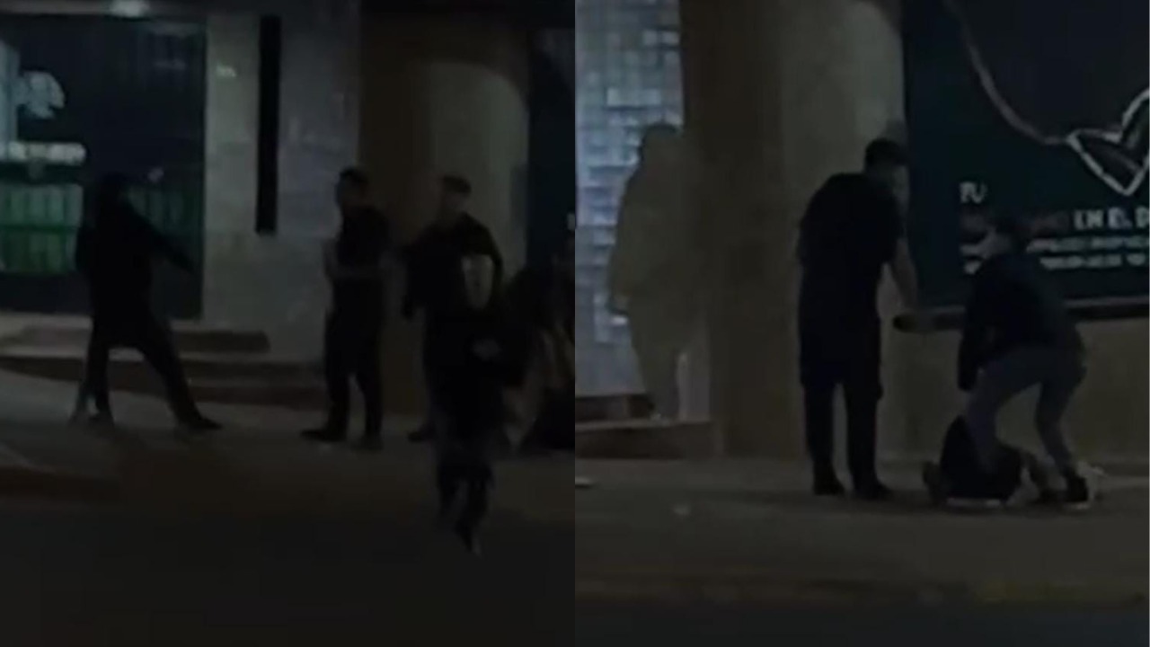 pelea en el centro de Eldorado