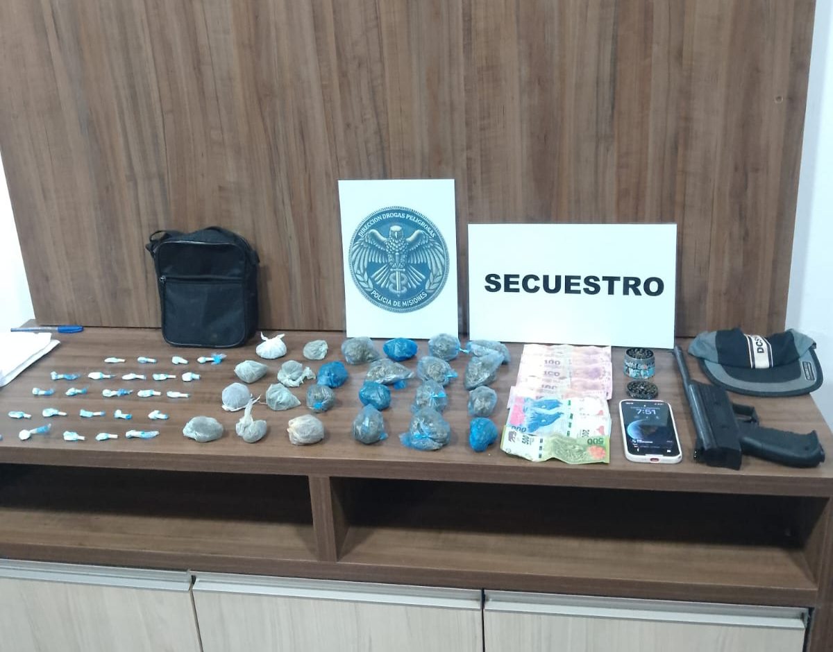 adolescente de 16 años tenía en su poder drogas