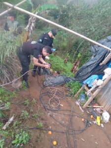 robo de cables y dejar sin luz a San Ignacio