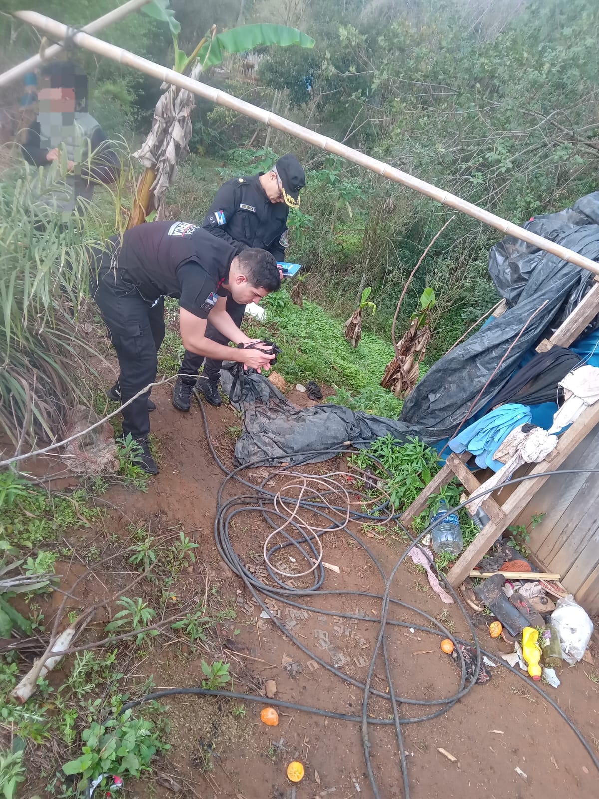 robo de cables y dejar sin luz a San Ignacio