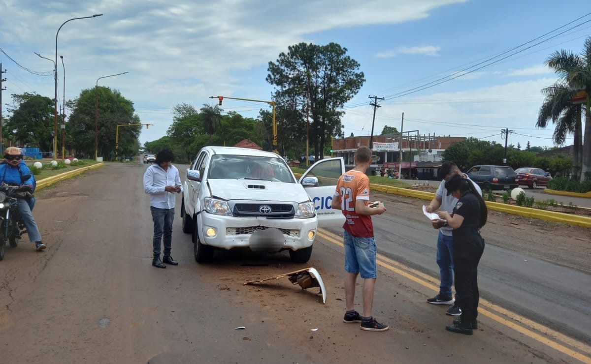Choque en cadena sobre la Ruta 12 involucró a 3 vehículos