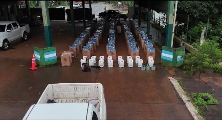 Incautaron un cargamento de contrabando por más de 130 millones de pesos