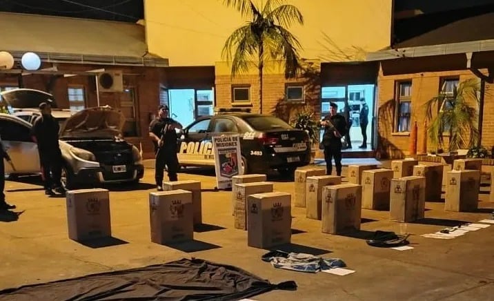 Secuestraron un auto robado con $18 millones en cigarrillos de contrabando en Puerto Piray