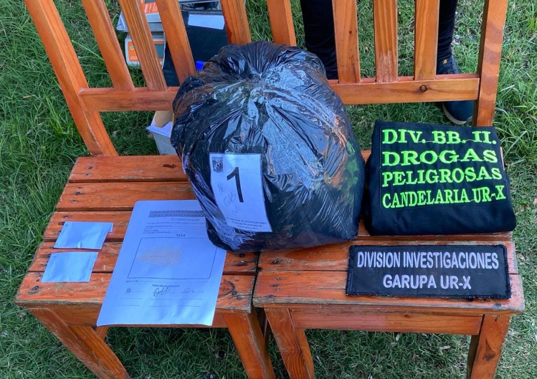 Frustraron una transacción de droga y secuestraron marihuana