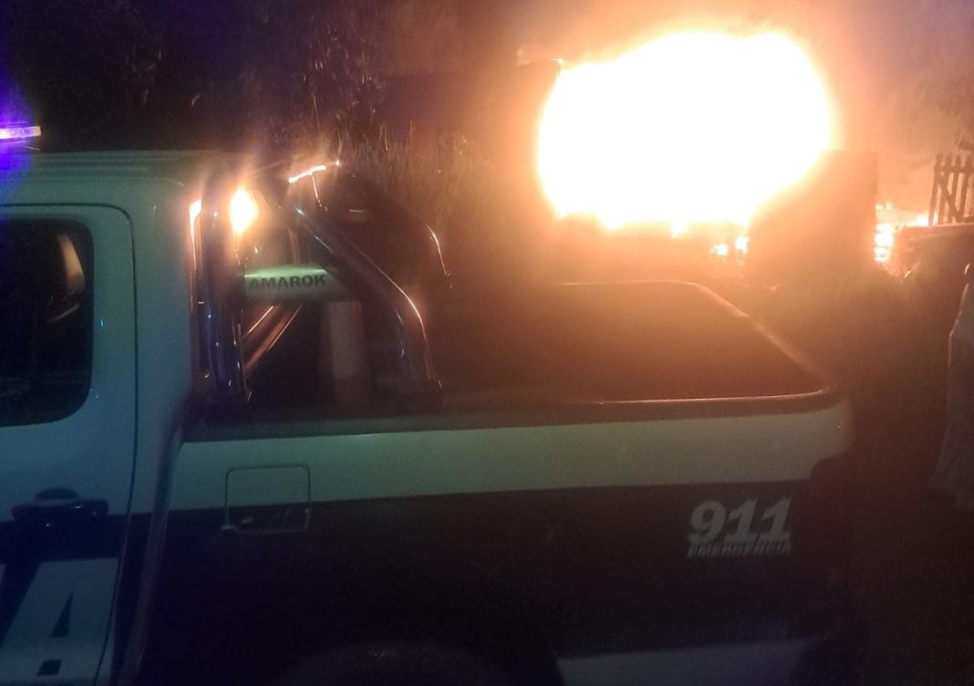 Un incendio destruyó por completo una vivienda en Eldorado