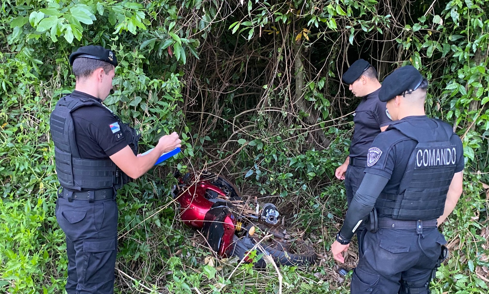 Recuperaron en Eldorado una moto robada en Buenos Aires
