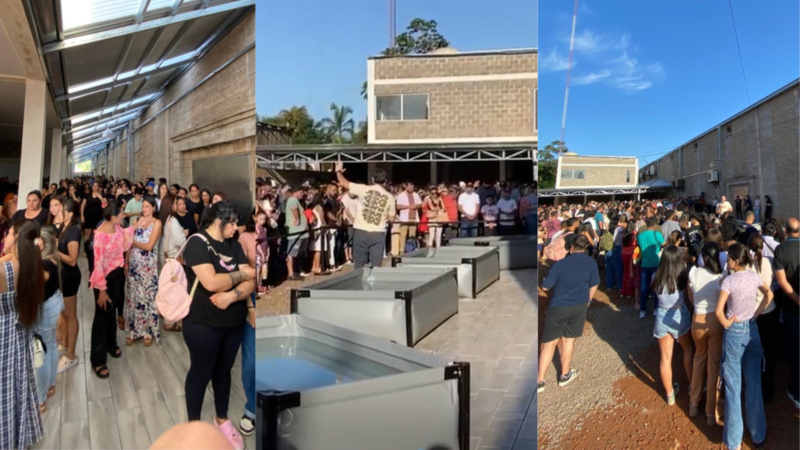 Más de 240 personas se bautizaron en un mismo día en Eldorado