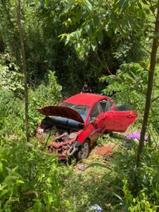 Despiste en la Ruta 12 dejó dos heridos y movilizó un fuerte operativo