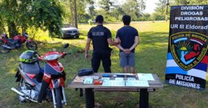 Persecución en Eldorado terminó con la detención de un joven
