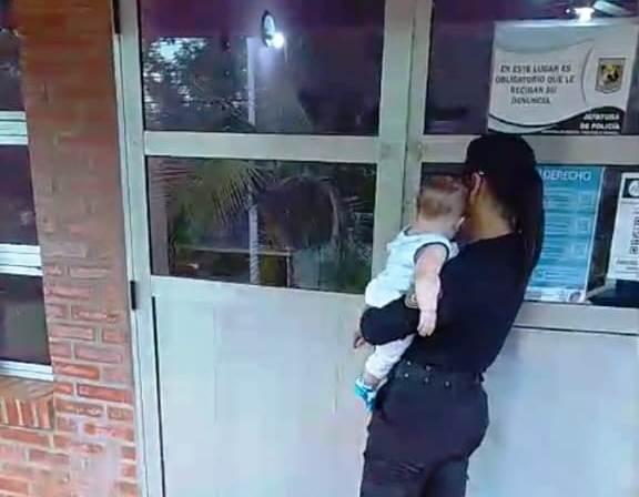 Resguardaron a un bebé de siete meses que había quedado solo en una vivienda