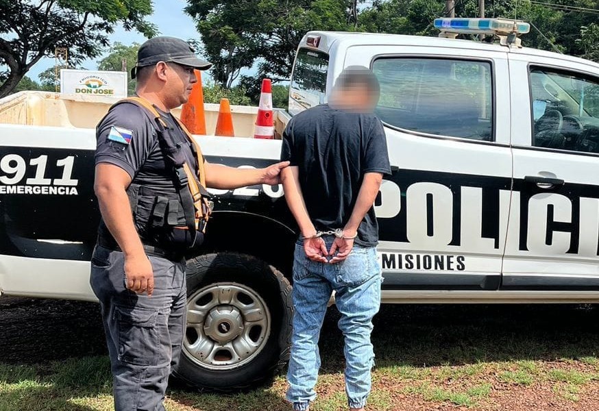 delivery en Eldorado delató a un prófugo