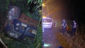 despiste en avenida Hipólito Yrigoyen Eldorado