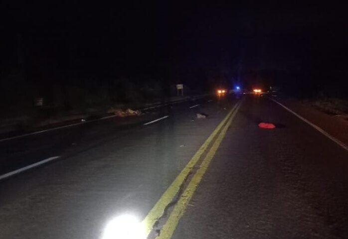 dos motociclistas murieron choque colonia victoria