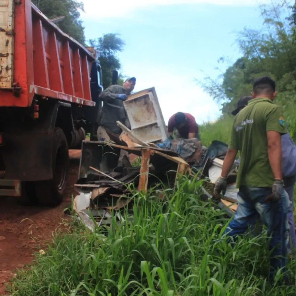 erradicación de microbasural en Eldorado