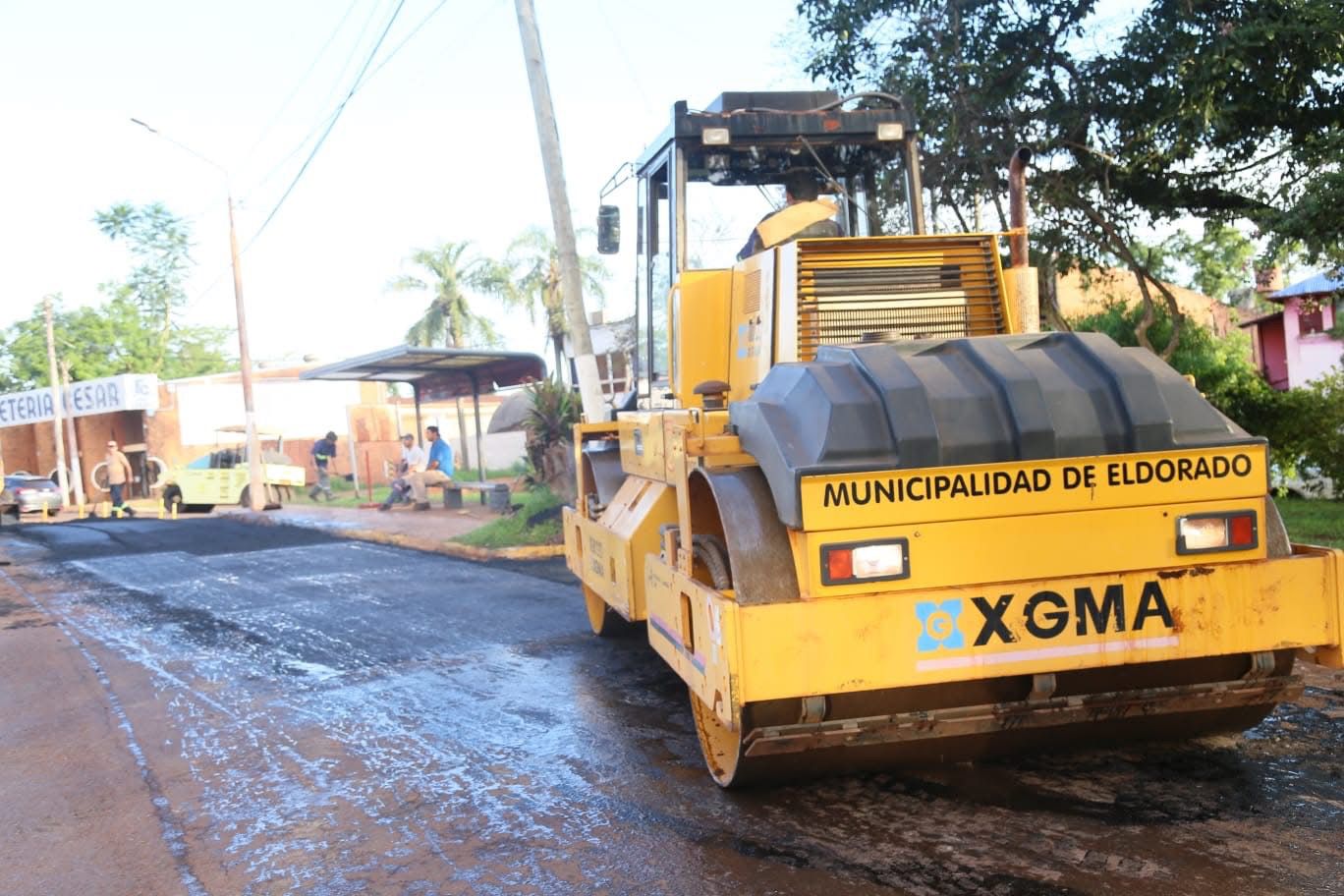 Bacheo en avenida San Martín de Eldorado