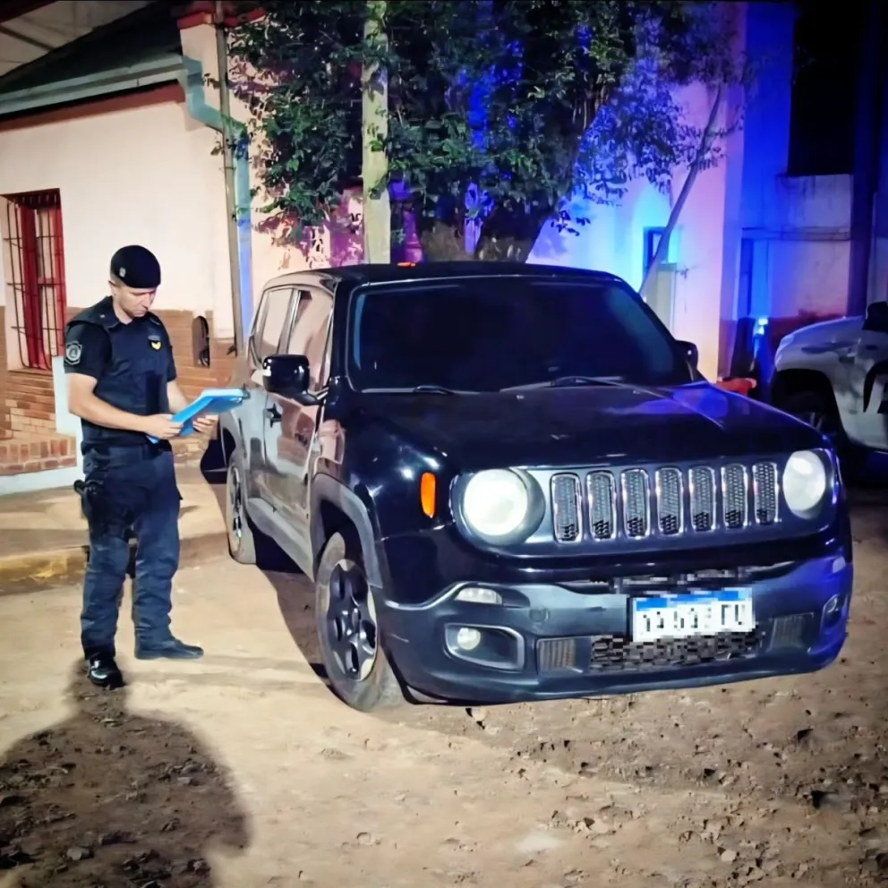 Cámaras del 911 detectaron vehículo robado en Eldorado