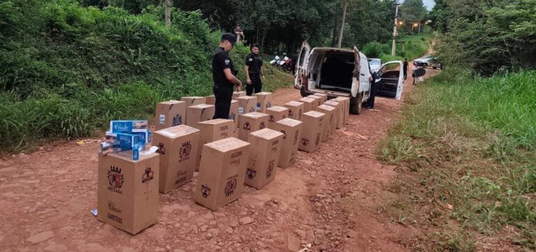 Contrabando de cigarrillos en Eldorado incautan carga millonaria