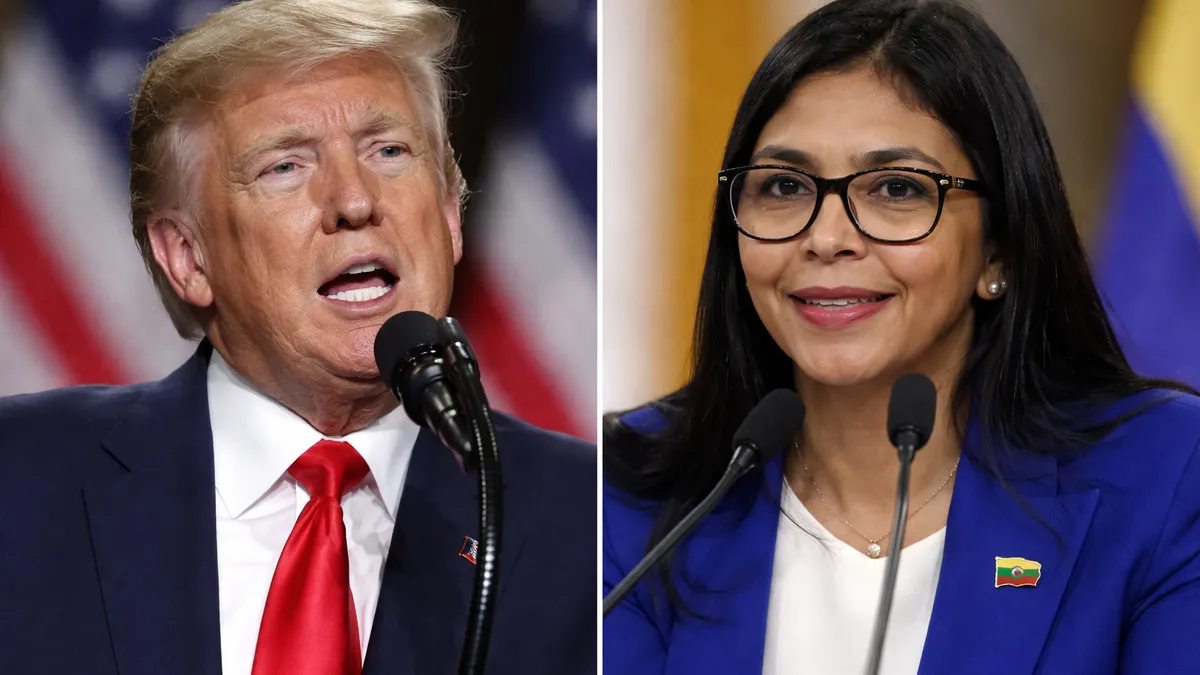 Donald Trump afirmó que Delcy Rodríguez “está cooperando”