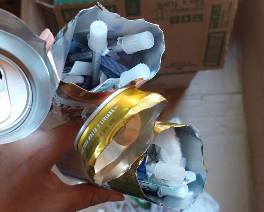 Alertan por el hallazgo de residuos peligrosos en el Ecopunto del km 9