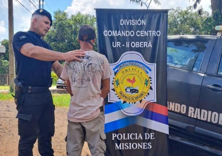 Detuvieron a un hombre que amenazó de muerte y agredió a su ex pareja