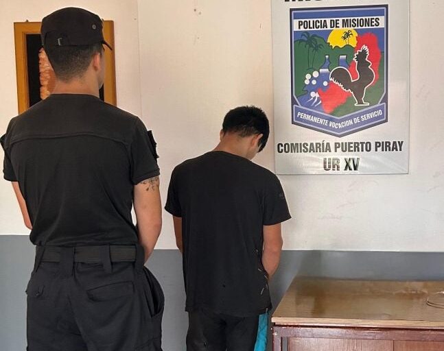 Detuvieron a un joven por un robo bajo modalidad “boquete” en Puerto Piray
