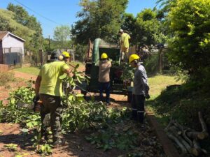 operativo ambiental integral en el barrio Virgen del Rosario de Eldorado