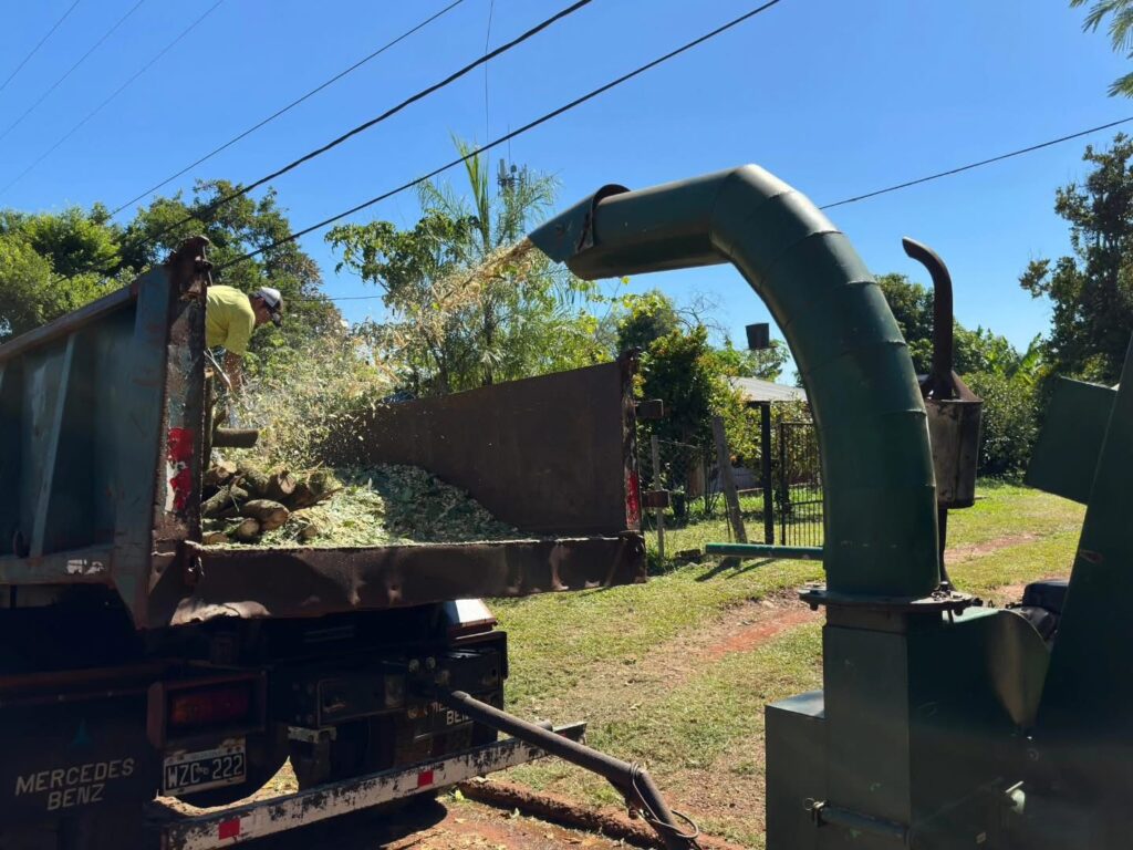 operativo ambiental integral en el barrio Georgias del Sur