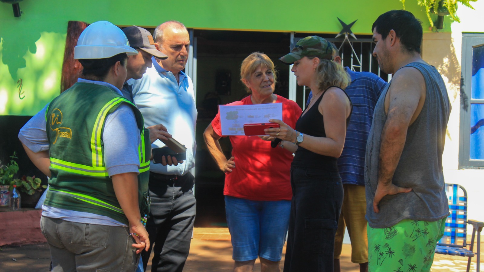 operativo ambiental integral en el barrio Georgias del Sur