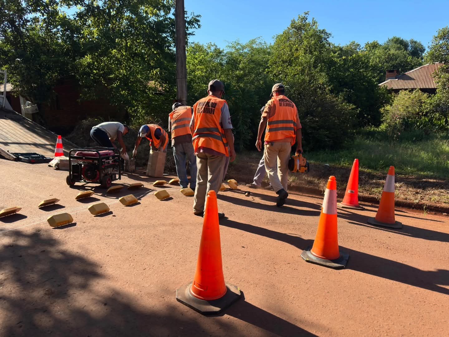 Eldorado reductores de velocidad en el barrio Roulet