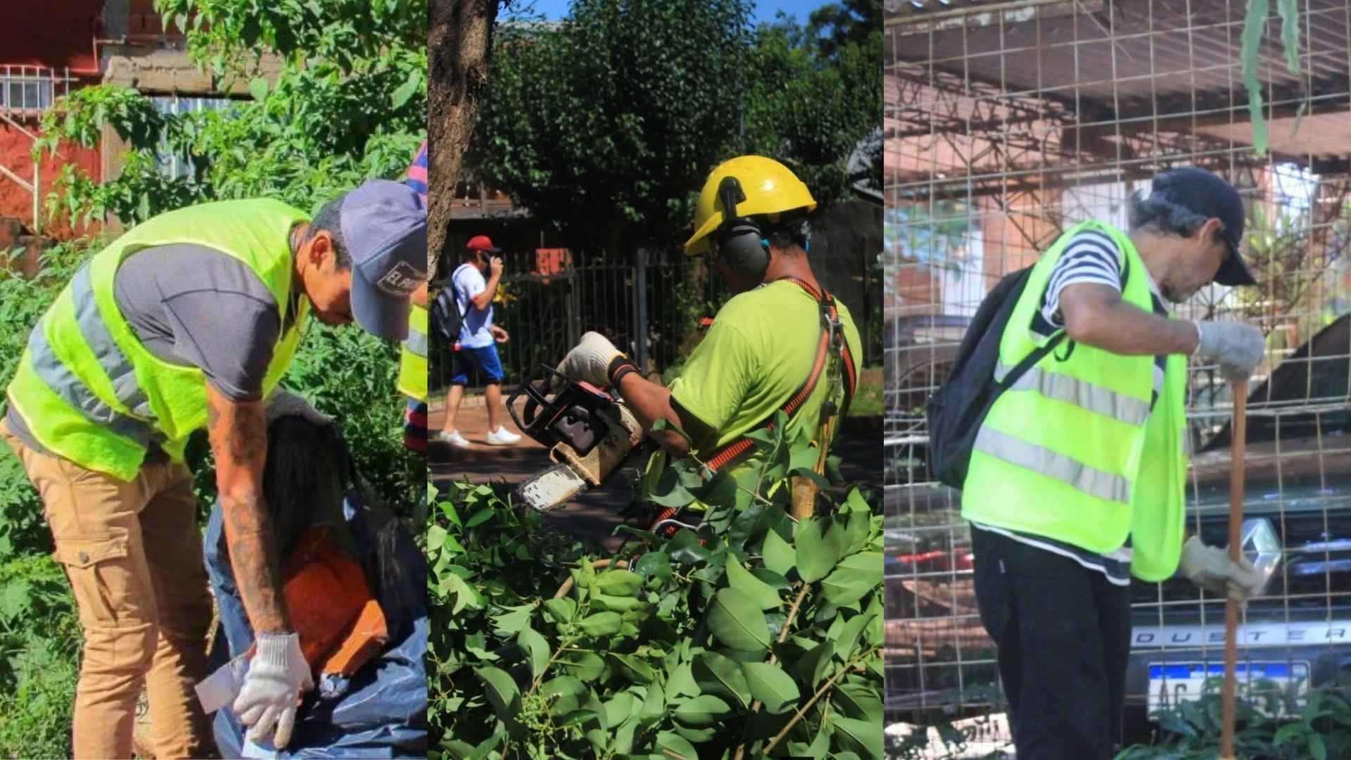 Operativo Ambiental Especial en el barrio Georgias del Sur