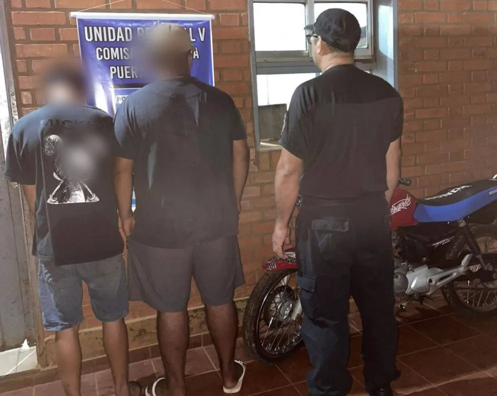 Recuperaron una moto robada