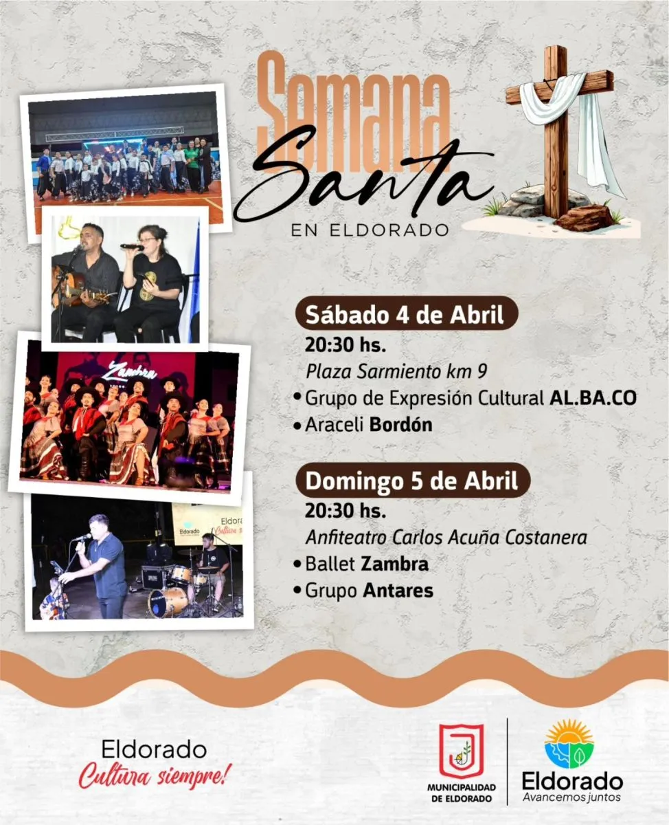 Eldorado celebrará Semana Santa