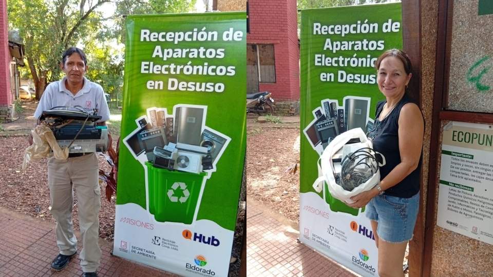 Eldorado vivió la primera Jornada Provincial de Reciclaje Electrónico
