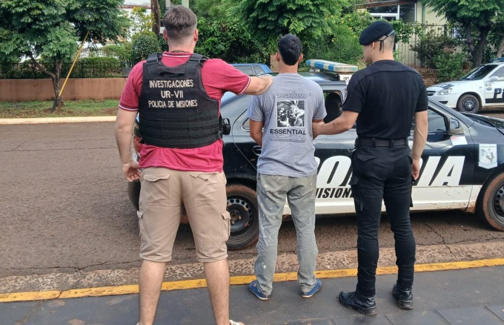 Fue detenido tras atacar a un hombre con un machete