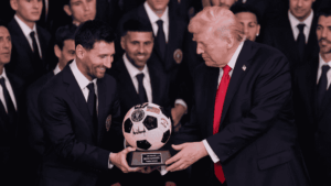 Messi fue recibido por Trump en la Casa Blanca