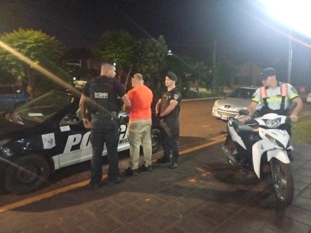 Motociclista de 53 años circulaba borracho y realizando maniobras peligrosas
