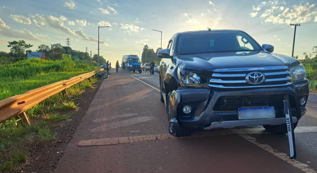 Motociclista murió tras chocar con una camioneta en la Ruta 14