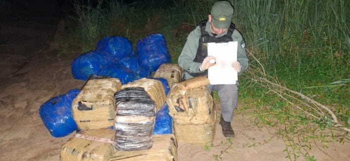 Secuestran casi 650 kilos de marihuana en operativos de Gendarmería en el norte de Misiones