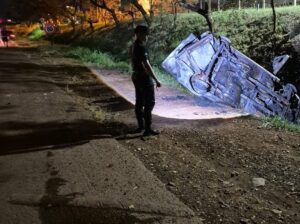 Siniestro vial sobre Ruta Nacional12 terminó con incendio de un vehículo