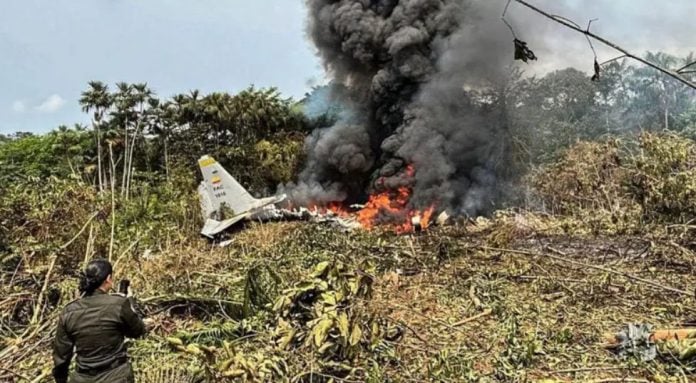 Tragedia aérea en Colombia