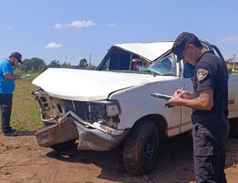 alcoholizado despistó en la Ruta 14