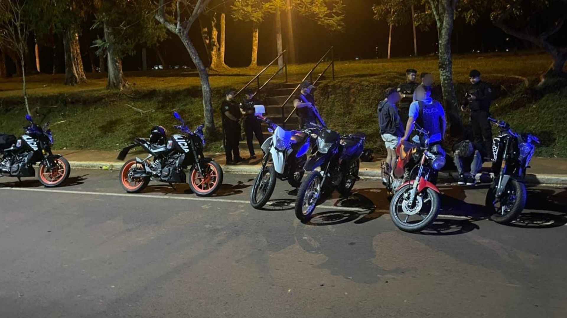 jovenes detenidos eldorado motos