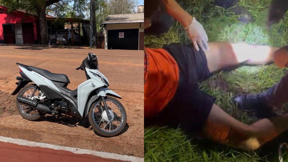 Balearon a un motociclista y le robaron la moto en Eldorado