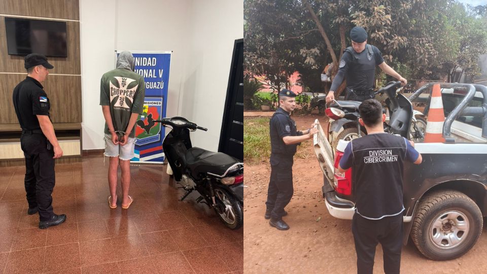 Cayó detenido un joven que se filmaba haciendo maniobras peligrosas con su moto