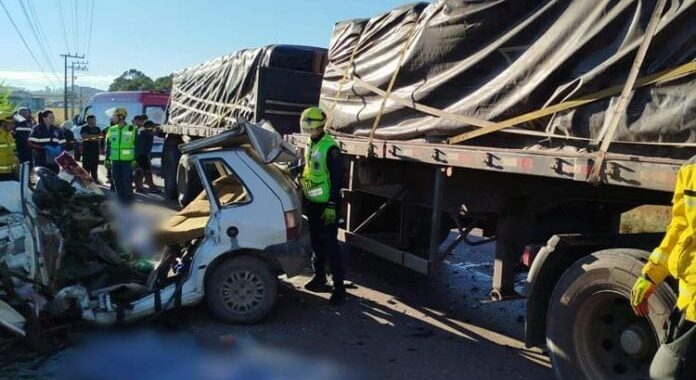 Choque fatal en Brasil