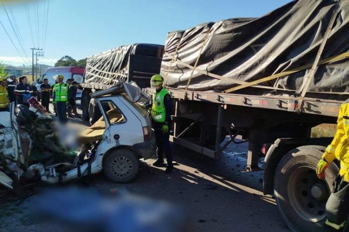 Choque fatal en Brasil